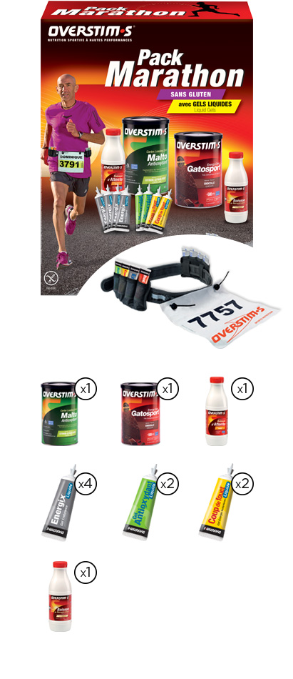 Pack marathon sans gluten