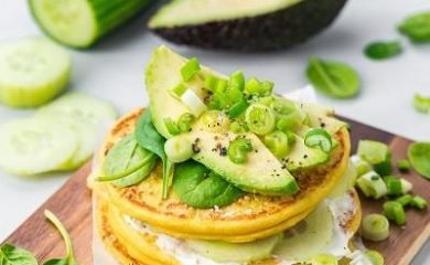 Recette Pancakes protéinés bio avocat Overstim.s