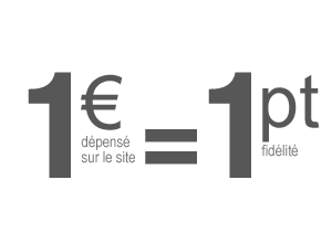 1 euro = 1 point