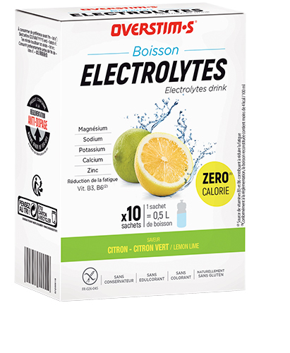 Boisson électrolytes (zéro calorie)