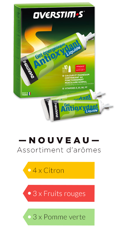 Gel antioxydant liquide